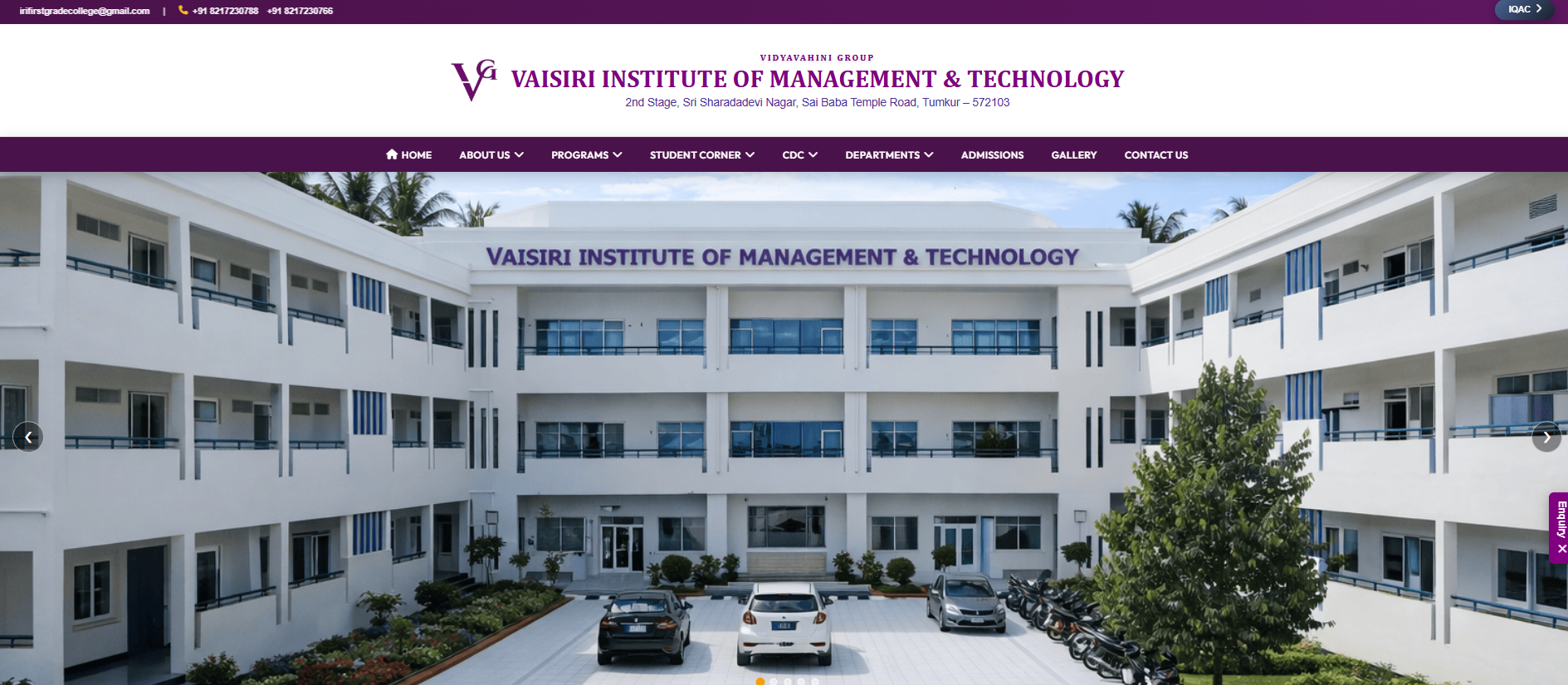 VIMTECH College Website
